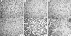 Microstructure diagram of Ti6Al3Nb2Zr1Mo titanium alloy material